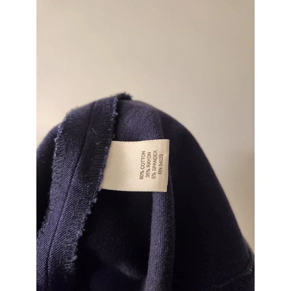 Banana Republic Sloan Fit Colorblock Sheath Dress Navy and Royal Blue Sz 4 - Picture 7 of 8